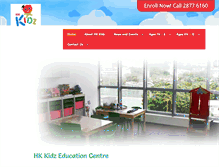 Tablet Screenshot of hkkidz.com